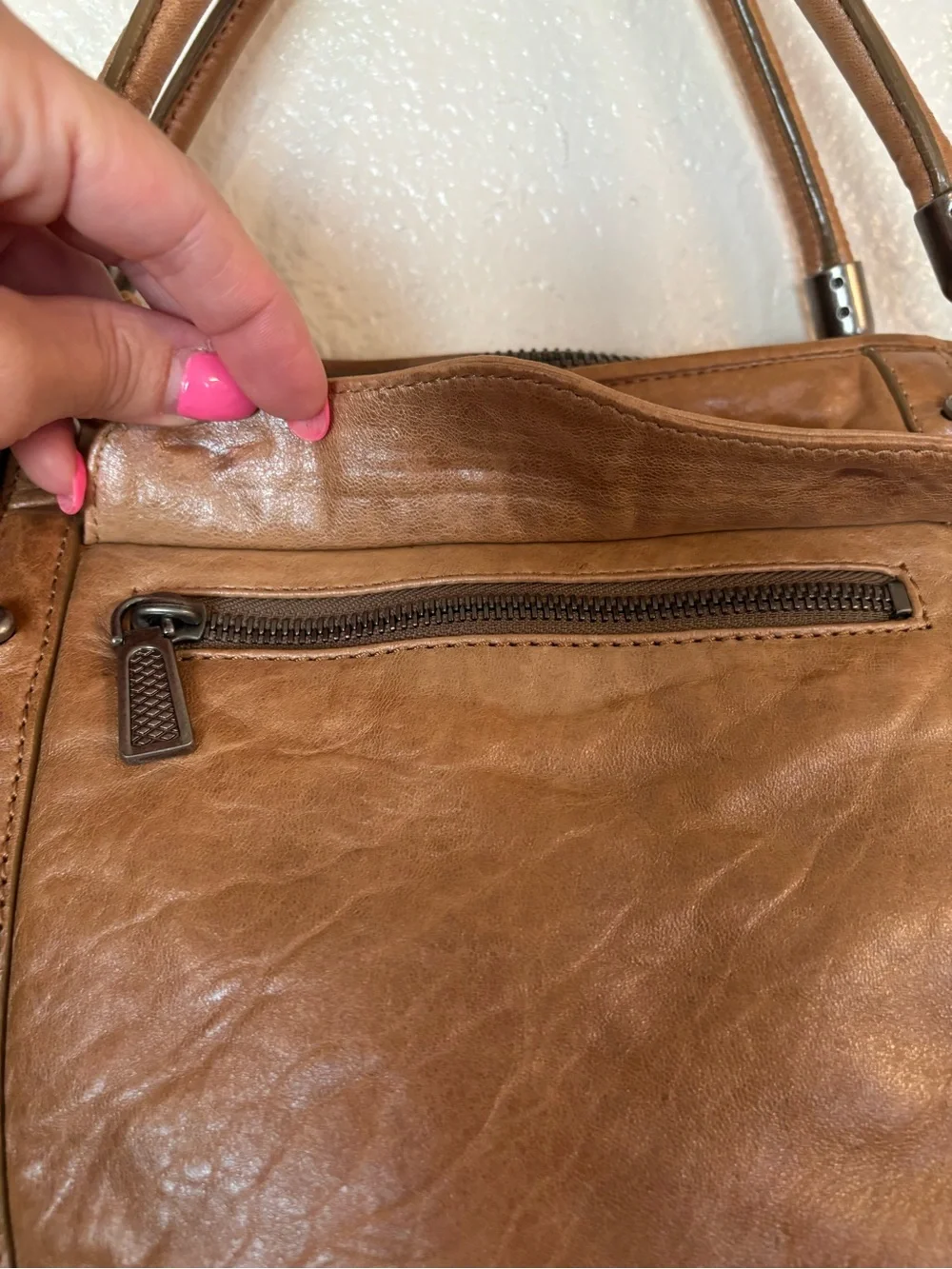 REBECCA MINKOFF Cupid Satchel Leather bag